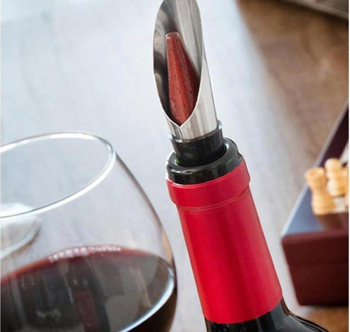 Actual product image Natura Punto Wine accessories set (Wine stopper, Wine thermometer, Drip ring)
