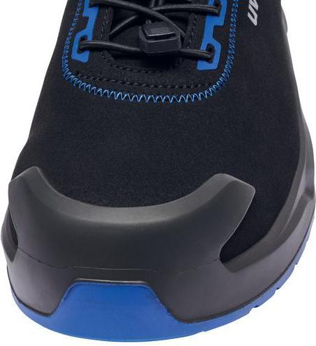 Actual product image Uvex Sports uvex 1 x-craft low shoes S2 68140 black, blue width 14 size 44 (S2, 44)