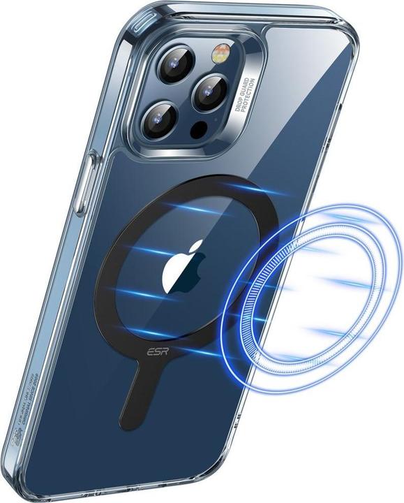 Immagine prodotto ESR Halolock Magsafe Anello Magnetico Universale Confezione Da 2 Pezzi Nero