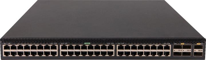Produktbild HPE E N FlexFabric 5710 Switch, 48 XGT, 6 QSFP+ or 2 QSFP28 Ports, ToR, IRF, Static Routing, RIP, PF (48 Ports)