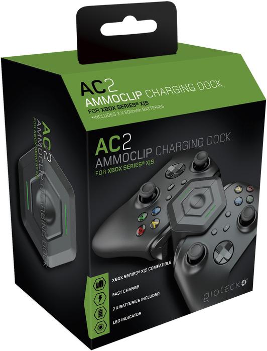 Actual product image Gioteck Ammo Clip AC-2 for Controller (Xbox Series X)