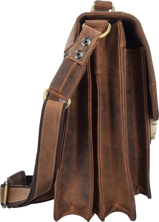 Produktbild Greenburry Vintage Aktentasche Leder 40 cm