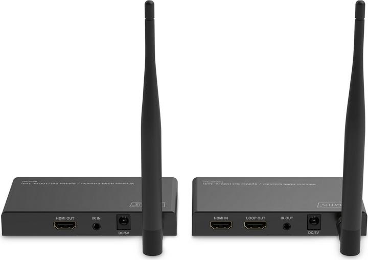 Actual product image Digitus Wireless HDMI Extender / Splitter Set (100 m, HDMI 1.4a)
