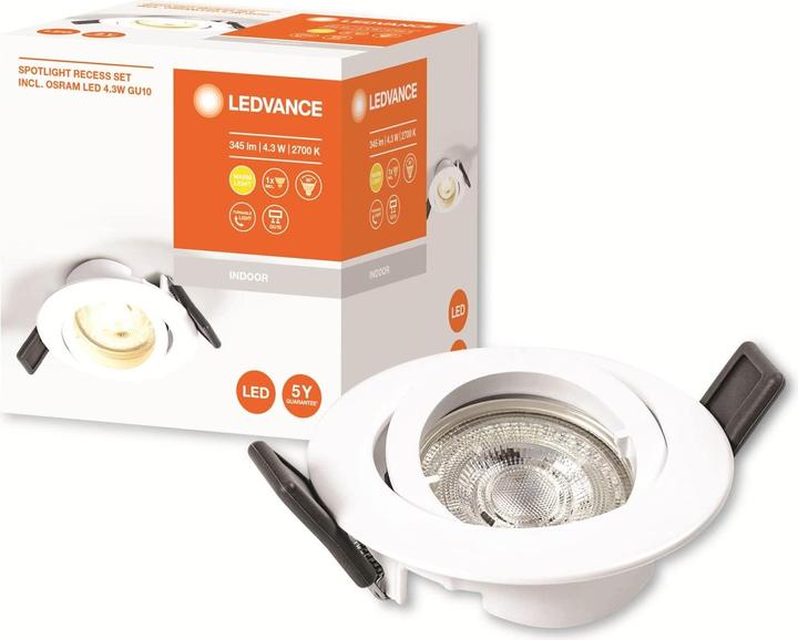 Produktbild Ledvance Led Spot Recess Twistlock (350 lm, GU10)