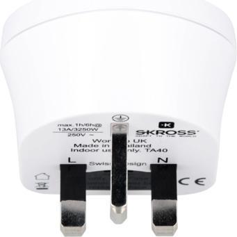 Actual product image Skross World to UK