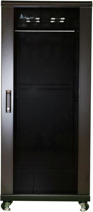 Produktbild Extralink 27U 1000mm floor cabinet black (27 HE, 19 Zoll Rack)