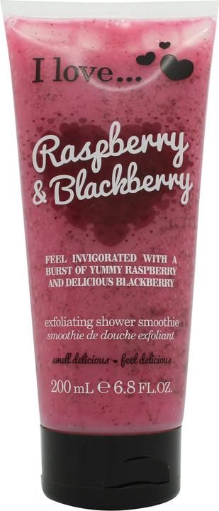 I Love... Douche exfoliante Raspberry & Blackberry Exfoliating Smoothie 200 ml (200 ml)