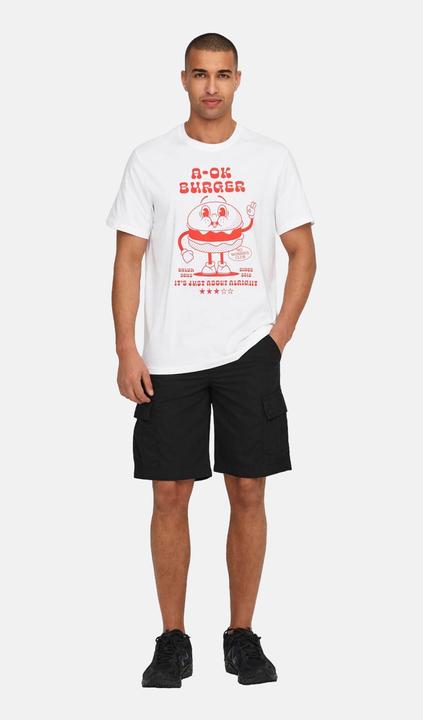 Actual product image Only & Sons Cargoshorts Loc kurze Hose mit vielen Taschen (S)