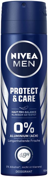NIVEA Male Deo Aeros Protect&Care (neu) Spr 150 ml (Spray, 150 ml)