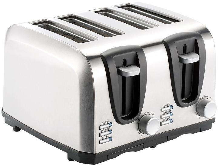 Rosenstein & Söhne Edelstahl-Toaster