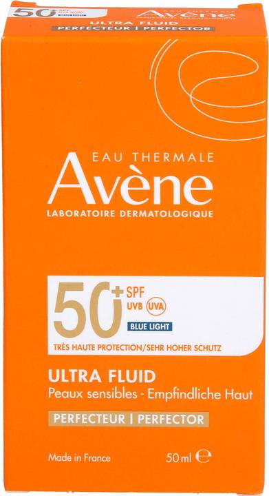 Actual product image Avène Ultra Fluid Perfector LSF 50 für empfindliche Haut, 50 ml Creme (50 ml, SPF 50)