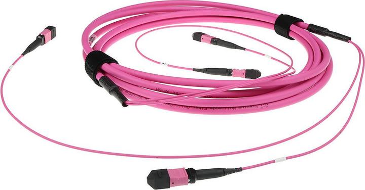 5 metri di cavo in fibra multimodale 50/125 OM4(OM3) con polarità B e 2 connettori femmina MTP/MPO (S/UTP, CAT7, 5 m)