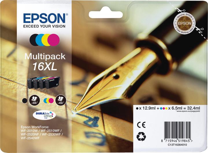 Actual product image Epson 16XL DuraBrite Ultra (M, C, Y, FC)