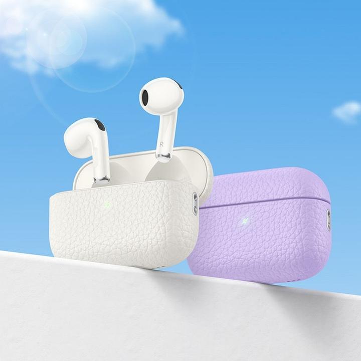 Actual product image Hoco Wireless headphones wireless earphones bluetooth TWS EQ15 purple (6 h, Wireless)