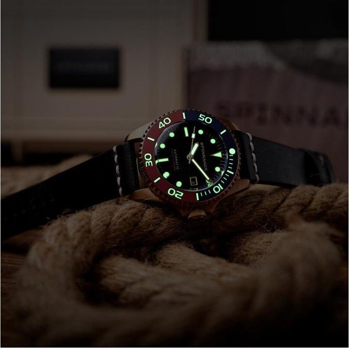 Produktbild Spinnaker SP-5060-08 Tesei Bronze Swiss (Taucheruhr, Lünette drehbar links, 40 mm)