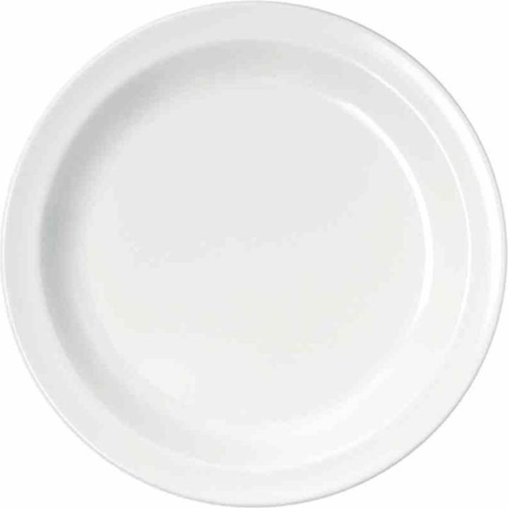 Actual product image Waca Melamine dessert plate in colour white, Ø 19,5 cm (1 x, 195 cm)