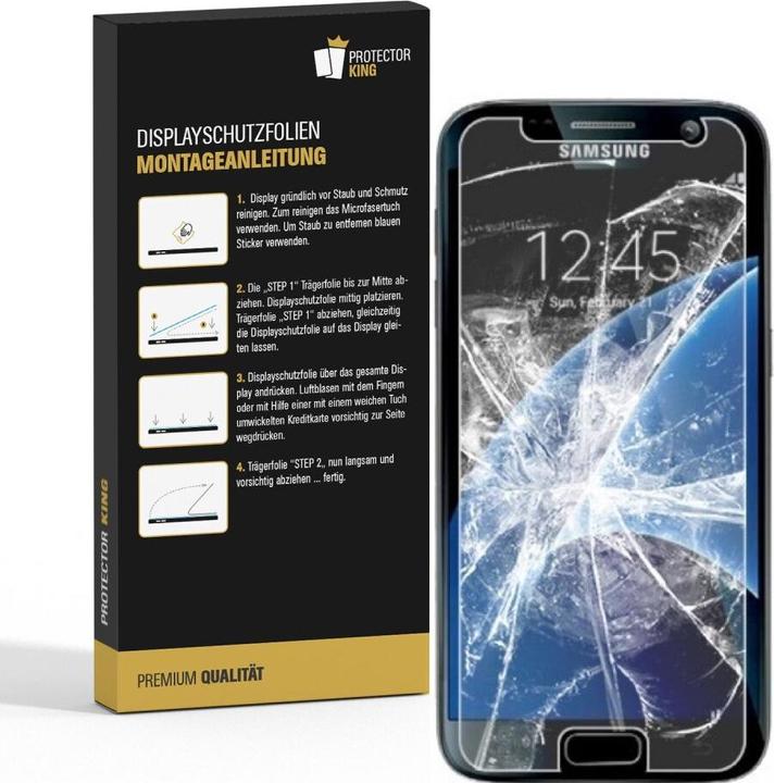 Produktbild Protectorking 6x Panzerfolie Anti-Shock matt entspiegelt (6 Stück, Samsung Galaxy S7)