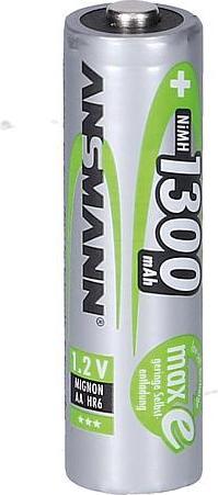 Produktbild Ansmann Batterie AA-Typ - NiMH - (wiederaufladbar) (1 Stk., AA, 1300 mAh)