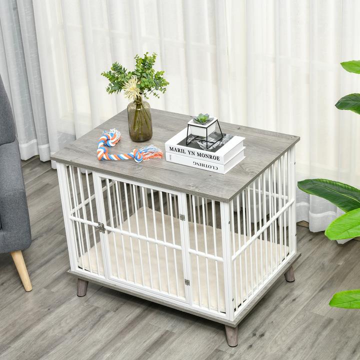 Actual product image PawHut Dog cage with raised design