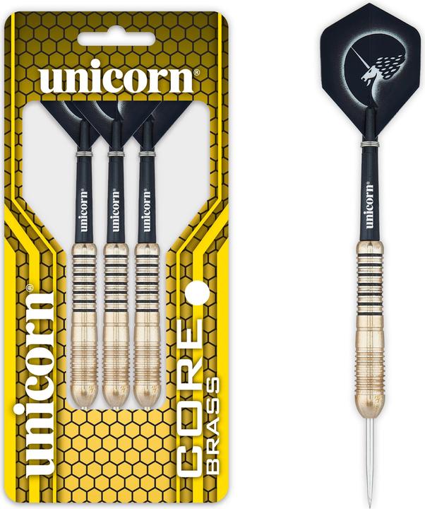 Image du produit Unicorn Core Brass Steel Darts 1 jeu (20 g)