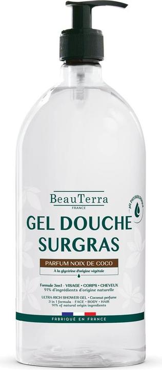 Actual product image BeauTerra Duschgel reichhaltig Kokos (1000 ml)