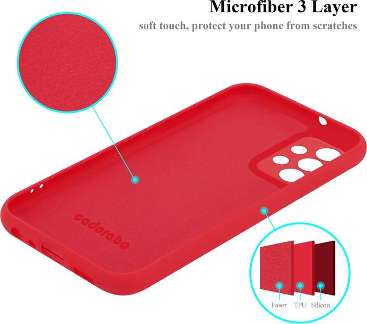 Produktbild Cadorabo TPU Liquid Silicone Case Hülle für Samsung Galaxy A23 4G / 5G (Samsung Galaxy A23, Samsung Galaxy A23 5G)