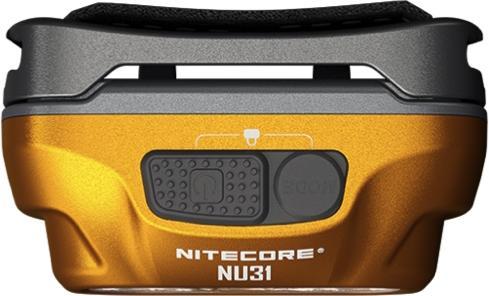 Actual product image Nitecore NU31 Hoofdlamp Oranje (550 lm)