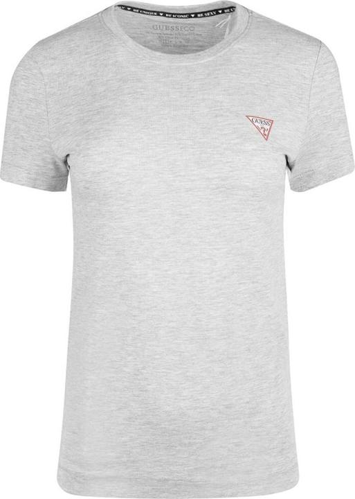 Guess DAMEN T-SHIRT SS CN MINI TRIANGLE GREY W2YI44J1314 LMGY S (S)