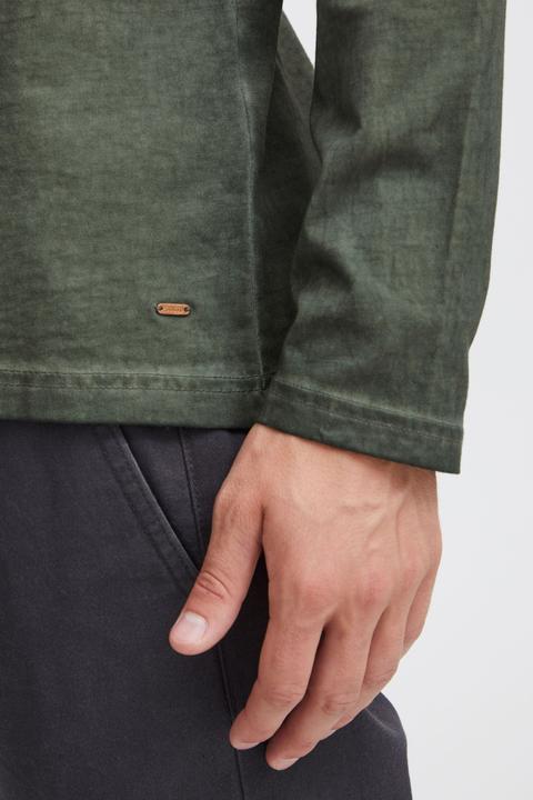 Actual product image Solid Tinox Men's Longsleeve With V-Neck Made Of 100% Cotton (M)