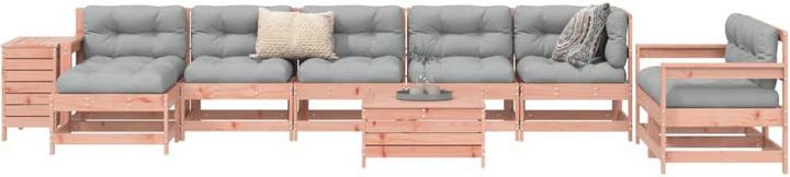 Image du produit VidaXL Meuble de jardin Canapé Salon 10 pièces en bois massif Douglas