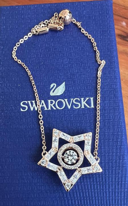 Actual product image Swarovski Bracelet Stella rosè 5617882 (24 cm, Metal with rose gold tone alloy coating)