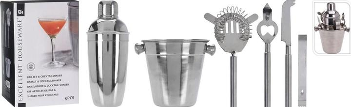 Produktbild Excellent Houseware Barzubehör & Cocktail Shaker, 6-tlg. (Cocktail Set)