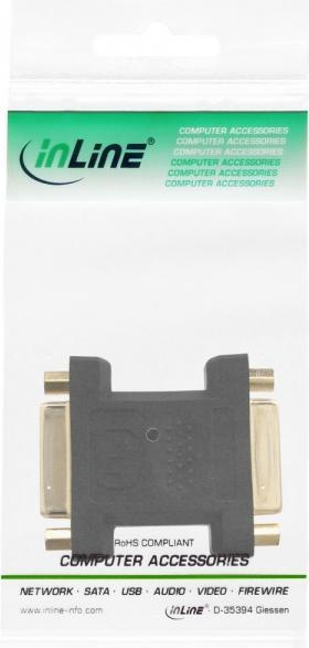 Actual product image InLine DVI-I adapter (DVI, 14 cm)