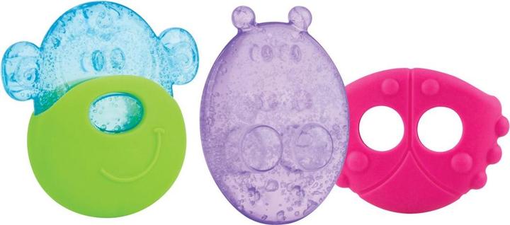 Nuby Kühlbeissring Tiere mit Cover