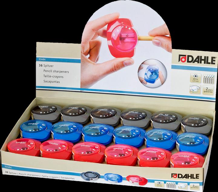 Actual product image Dahle Plastic sharpener 8mm DISPLAY ass.