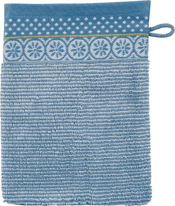 Produktbild PIP Studio Soft Zellige Waschhandschuh blue grey 16x22cm (1 Stück)
