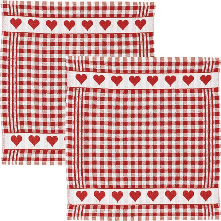 Kracht Torchon en éponge, pack de 2 (50 x 50 cm)