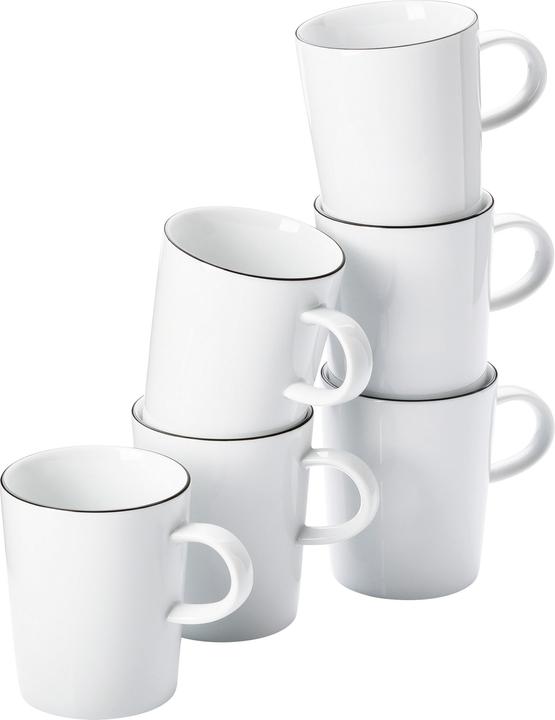 Produktbild Arzberg Cucina Basic Colori Black (280 ml, 6 x)