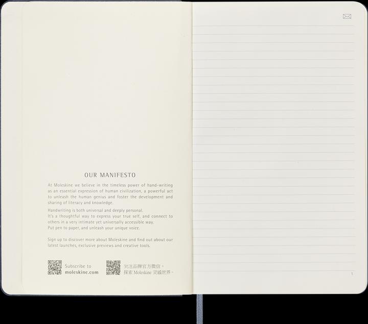 Produktbild Moleskine Smart NB liniert LG HC Saphir (13 x 21 cm, Liniert, Harter Einband)