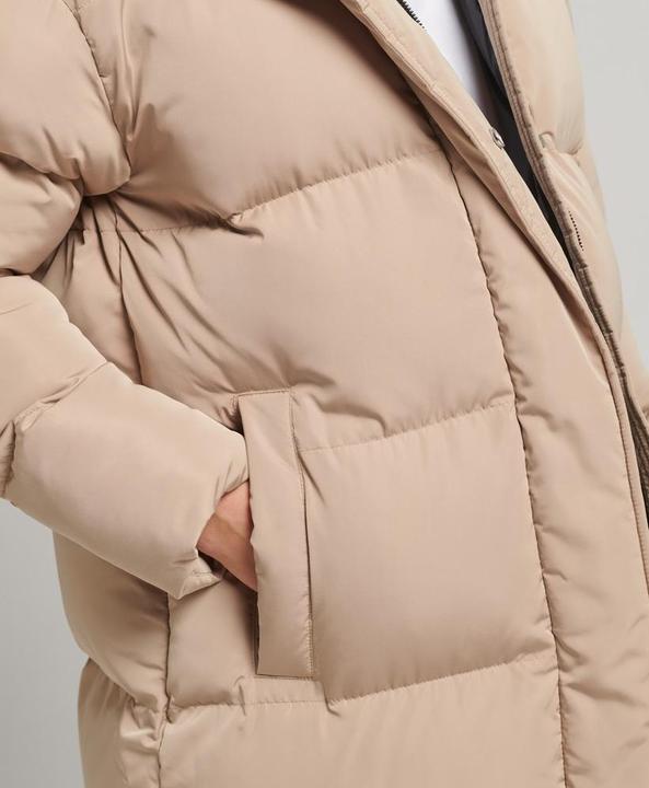 Actual product image Superdry long hooded puffer jacket for (XL)