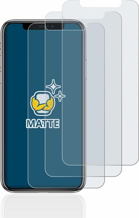 Actual product image BROTECT Anti-glare film Screen protector Matt screen protector film (6 Piece, Apple iPhone X)