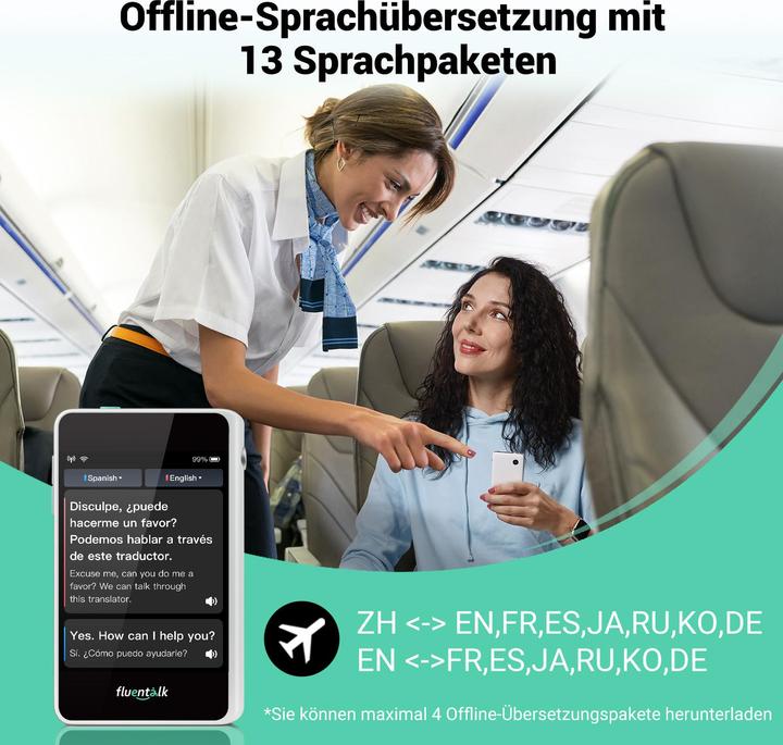 Image du produit Timekettle Fluentalk T1 Mini Handübersetzer (1 Go)