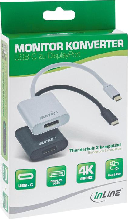 Produktbild InLine USB Display Konverter (DP, 20 cm)