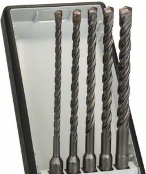 Produktbild Bosch Professional Zubehör SDS plus-5 Hammerbohrer-Set, Robust Line, 5-tlg., 5,5–10 mm (5.5 mm, 6 mm, 7 mm, 8 mm, 10 mm)