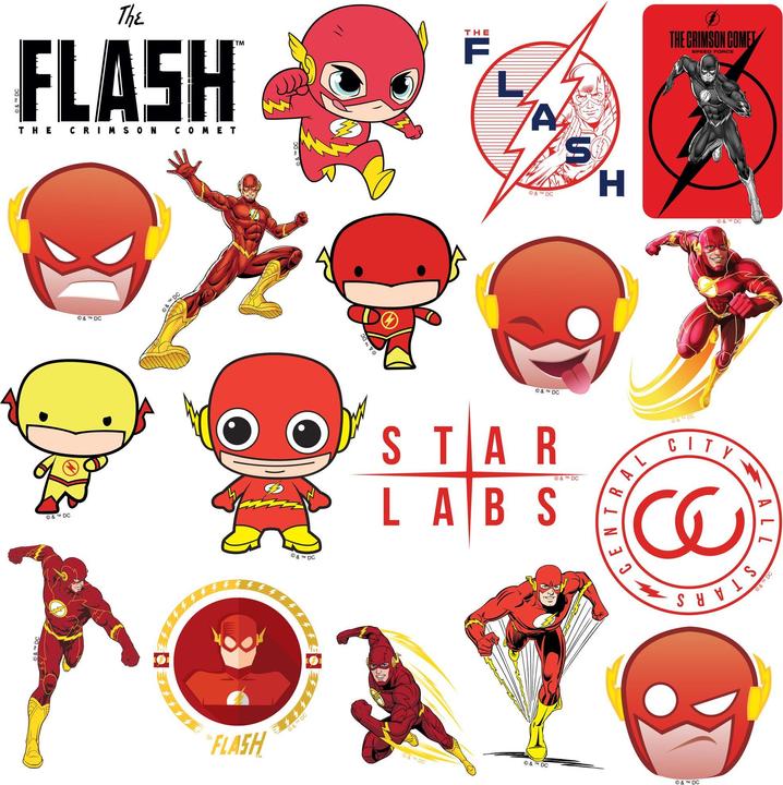 Produktbild The Flash Aufkleber Deluxe 100erPack Vinyl