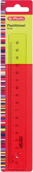 Actual product image Herlitz 8700601 Ruler desk ruler plastic (e) (160 mm)