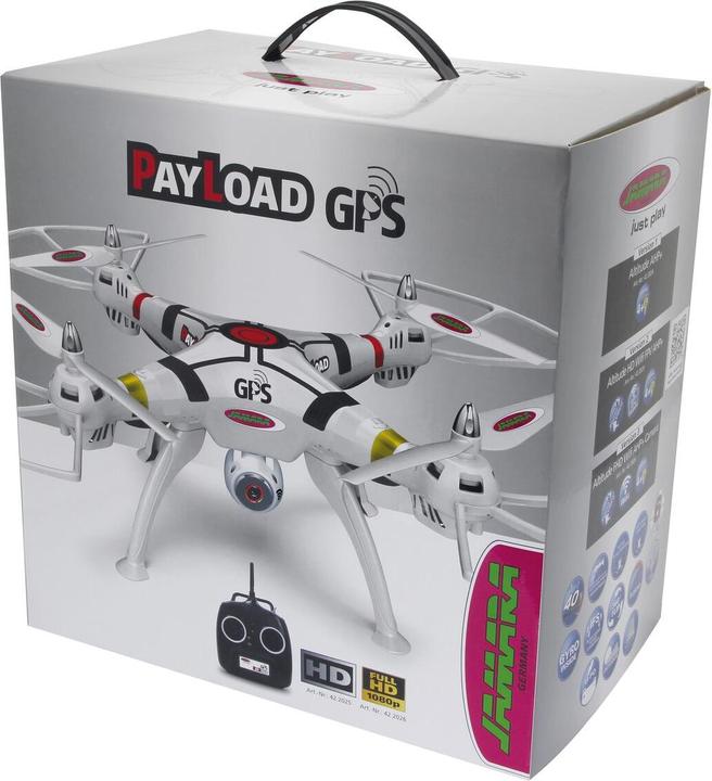 Actual product image Jamara Payload GPS Drone Altitude Full HD Wifi ComingHome (10 min, 2140 g)