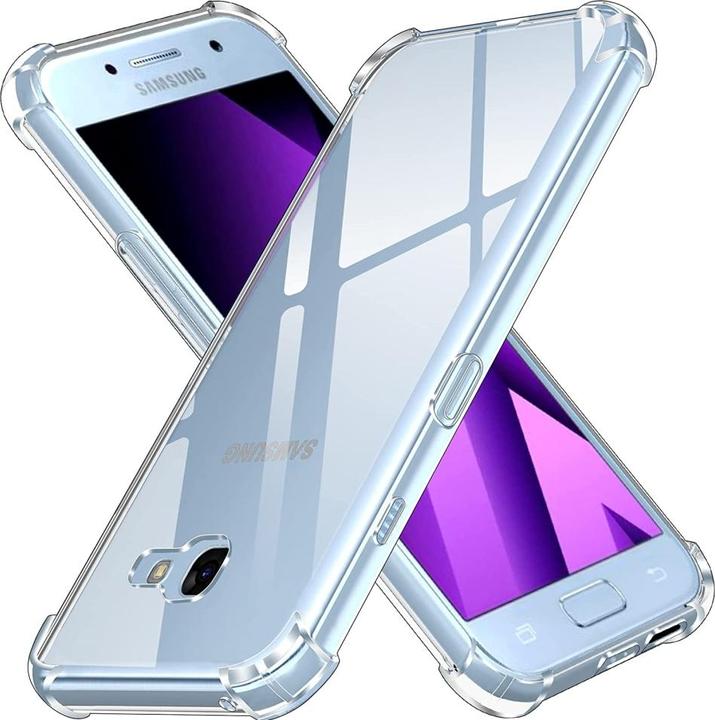 Actual product image Screenguard Samsung Galaxy A3 2017 Case Crystal Soft Airbag Bumper (Samsung Galaxy A3 (2017))