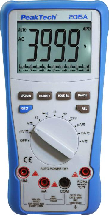 Actual product image Peaktech P 2015 A True RMS digital multimeter (CAT III 1000V, CAT IV 600V)