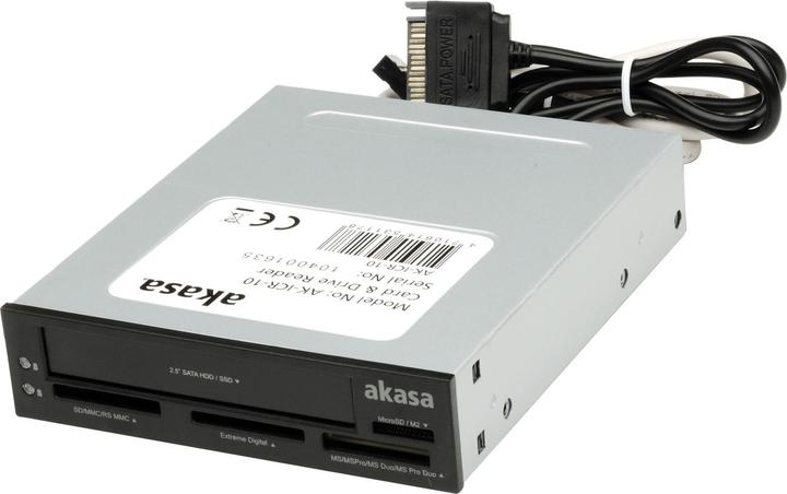Produktbild Akasa AK-ICR-10U3 BayMaster S Internal Card Reader USB 3.0 (USB 3.0, Internal USB 2.0 Motherboard)